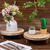 Round Wood Display Riser Stands for Jewelry AJEW-WH0410-235-4