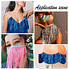 Polyester Fringe Trimmings OCOR-WH0086-09B-7