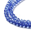 Electroplate Transparent Glass Beads Strands EGLA-A035-T3mm-A14-3