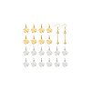 40Pcs 2 Colors Brass Charms KK-BC0014-04-7