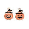 Halloween Theme Alloy Enamel Pendants ENAM-T020-07A-2