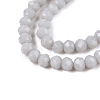 Opaque Solid Color Imitation Jade Glass Beads Strands EGLA-A044-P3mm-D19-3