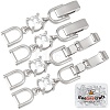 6Pcs Extender Clasps Brass Micro Pave Cubic Zirconia Fold Over Extension Clasps FIND-BBC0003-54A-1