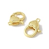 Brass Lobster Claw Clasps KK-F893-11G-2