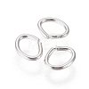 Iron Open Jump Rings IFIN-WH0051-74A-S-2