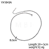 304 Stainless Steel Round Beaded Necklaces STAS-OY015-49P-2