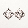 Tarnish Resistant 316 Surgical Stainless Steel Filigree Pendants STAS-K096-36P-2