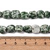 Natural Green Spot Jasper Beads Strands G-G146-A26-02-3