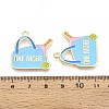 Alloy Enamel Sports Pendants ENAM-T022-64G-3