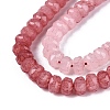 Imitation Jade Crackle Glass Beads Strands GLAA-N068-01A-A04-4