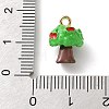 Alloy Enamel Pendants AL-CBA02ED-03G-A-3