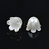 ABS Plastic Imitation Pearl Flower Bead Caps X-KY-T023-036-4