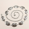 Tibetan Style Alloy Link Chain Belly Chains WG63A0D-07-1