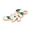 Christmas Theme Alloy Enamel Pendants ENAM-K074-02D-02-2