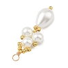 Dyed Glass Pearl Pendants PALLOY-MZ01374-2
