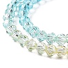 Transparent Glass Beads Strands X-GLAA-E036-07A-5