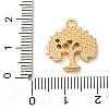 304 Stainless Steel Rhinestone Pendants SA-CBA59D3-04G-02-3