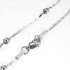 304 Stainless Steel Necklaces NJEW-D281-07-3