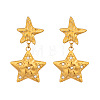 304 Stainless Steel Cubic Zirconia Dangle Stud Earrings WG7D1EF-01-5