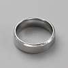 Stainless Steel Simple Plain Band Ring for Women RJEW-WH0015-04B-2