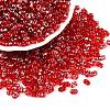 Picasso Spray Painted Glass Seed Beads SEED-T006-04-25-3