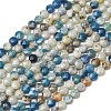 Natural Blue Azurite Beads Strands GG-CBA9631-D15-01-2