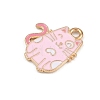 Valentine's Day Alloy Enamel Pendants ENAM-I084-01KCG-03-2