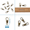 Iron Keychain Clasp Findings IFIN-TAC0002-11AB-8