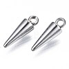 201 Stainless Steel Pendants X-STAS-S117-002A-01-2