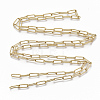 304 Stainless Steel Textured Paperclip Chains CHS-S006-JN954-2-3