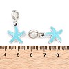 Alloy Enamel European Dangle Charms AL-CBAC2D3-02P-06-3