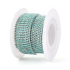 Iron & ABS Imitation Pearl Cup Chains CH-T007-01A-04-2