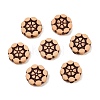 Opaque Acrylic Imitation Wood Beads AC-CBAB80E-01E-1