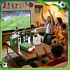 30Pcs 10 Styles Paper Football Pattern Printed Carry Storage Tote Bags ABAG-PH0001-98-5
