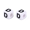 Opaque Acrylic Beads SACR-N020-04A-D-3