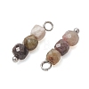 Natural Multicolor Tourmaline  Pendants PALLOY-JF05187-3
