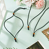 Adjustable Waxed Polyester Cord Necklace Making NJEW-TAC0030-6