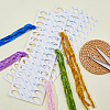 30Pcs 3 Style 30 Position Paper Embroidery Floss Organizer Cross Stitch Plate FIND-FH0006-40-3