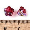 Electroplate Glass Beads Strands EGLA-T021-22B-4