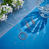 50Pcs Rhodium Plated 925 Sterling Silver Soldered Closed Jump Rings FIND-GA0006-77-4