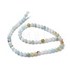 Natural Flower Amazonite Round Bead Strands X-G-D608-8mm-2
