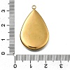 304 Stainless Steel Pave Natural Paua Shell Pendants STAS-Z125-01F-G-3