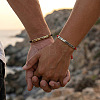2Pcs DON'T LET THE HARD DAYS WIN 304 Stainless Steel Charm Motivational Quote Bracelets FG5463-5-3