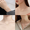 Brass Micro Clear Cubic Zirconia Pendants ZIRC-SC0001-06-6