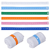 30Pcs Buttonhole Elastic Bands with Plastic Button OCOR-WH0077-082-1