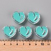 Transparent Enamel Acrylic Beads TACR-S155-004G-4