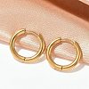 202 Stainless Steel Huggie Hoop Earrings X-EJEW-F111A-16mm-G-2