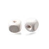Spray Painted Wooden Beads WOOD-P021-01A-30-2