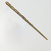 Tibetan Style Alloy Hair Stick Findings TIBE-R310-35AB-NR-1