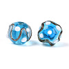 Handmade Gold Sand Lampwork Beads LAMP-N038-01B-3